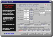 Built in QuickStart, QuickDesign and QuickCal Wizards